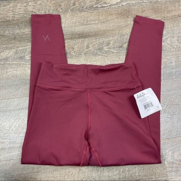 Whispers Rebecca 7/8 Burgundy Leggings - S - Picture 1 of 5